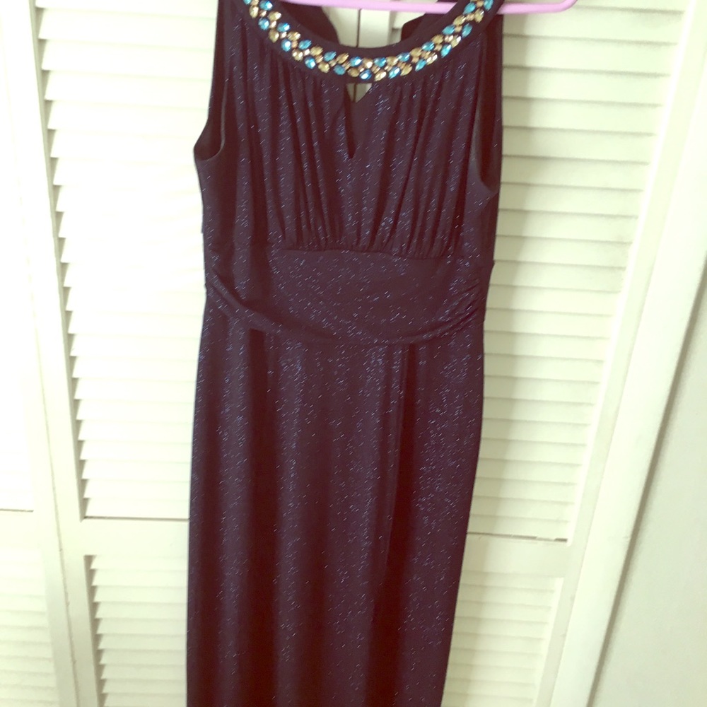 Navy Blue sparkling dress
